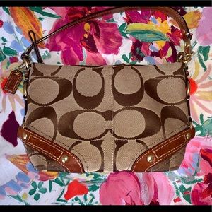 Brown Coach Shoulder Bag